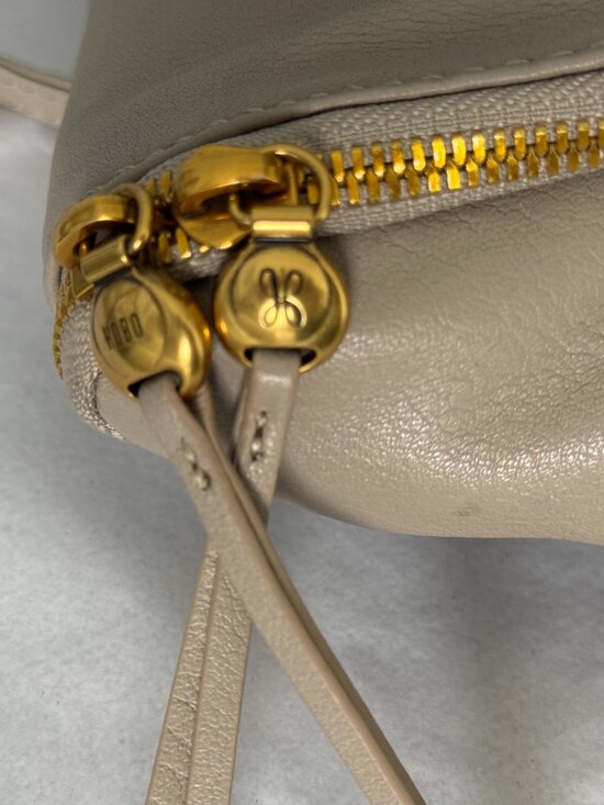 NWT Gorgeous Light Brown Quality Leather HOBO Brand Backpack Purse